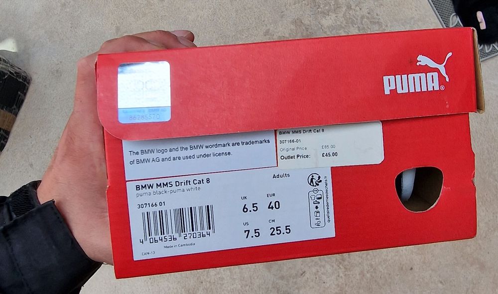 Puma BMW Originali! mms drift cat 8 black Marimi 40,40.5,41,44.5