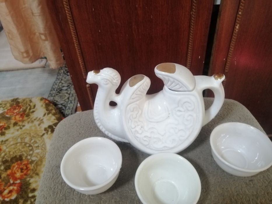 Набор графин, 3 пиалы