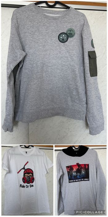 Дрехи за момче- худита, суичърт, блузки, якета-12-13 години