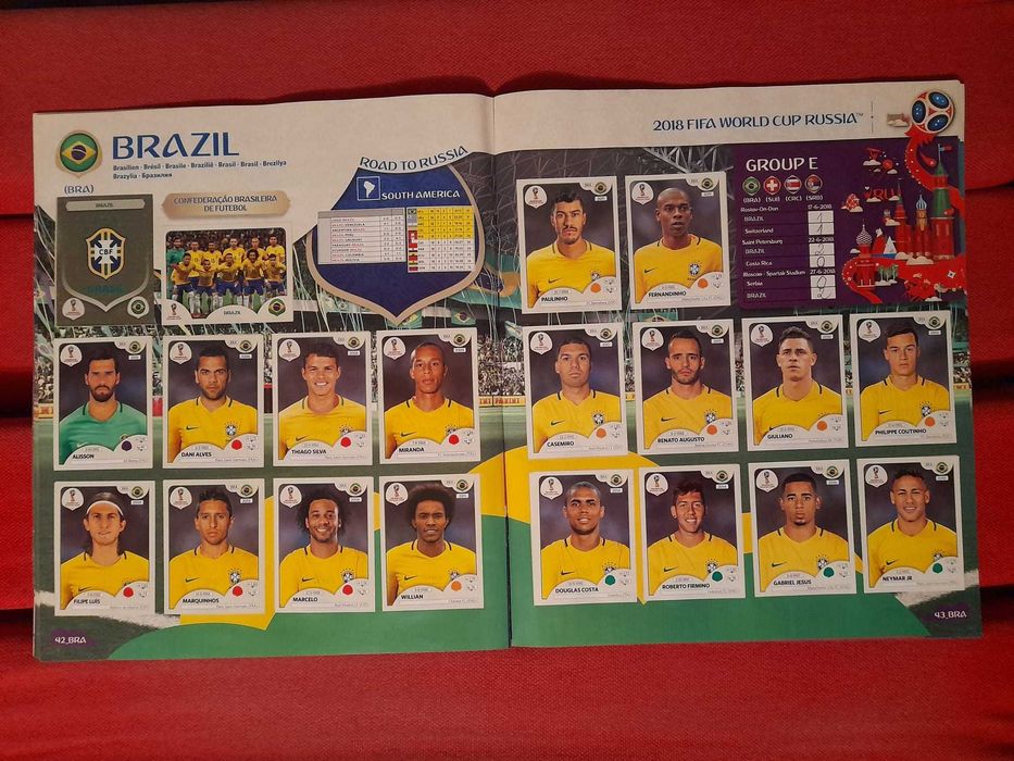 Fifa World Cup 2018 Russia Panini Sticker Album 100% Complet