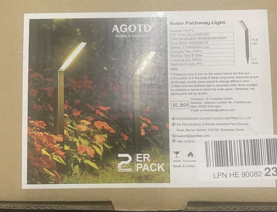 LED  лампи за градина