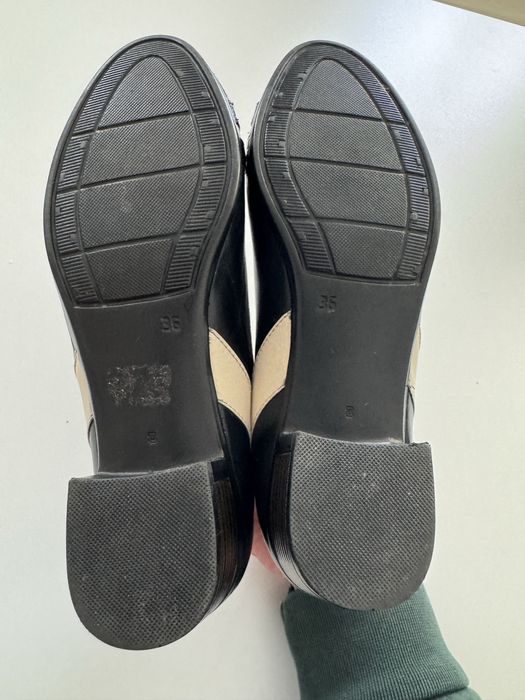 Pantofi piele cu toc mic