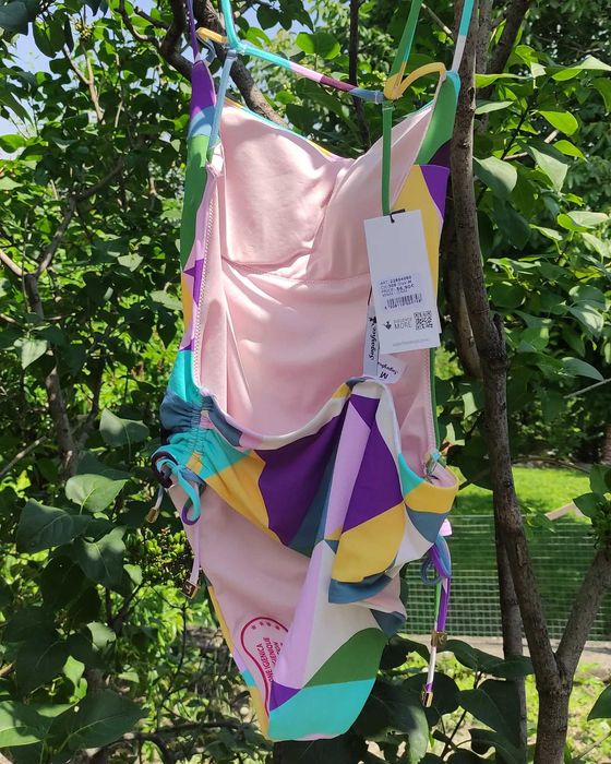 Цетен цял бански с гол гръб "Sugarfree"