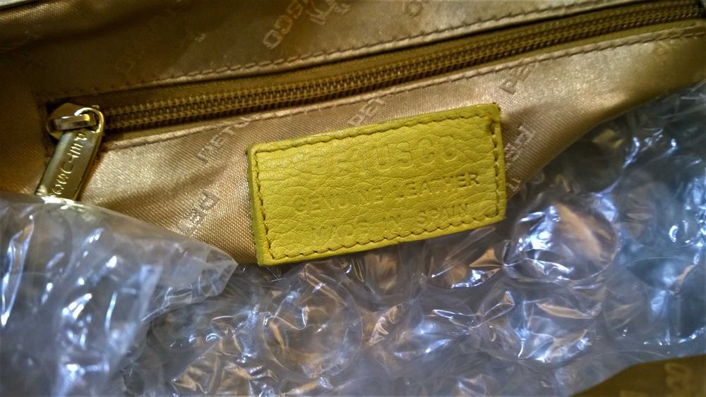 Необычно сладкая испанская Кожаная сумка от бренда PETUSCO