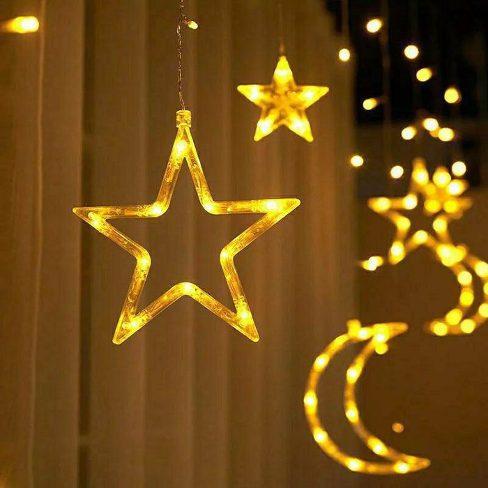 Гирлянда луна и звезды. Доставка по договоренности