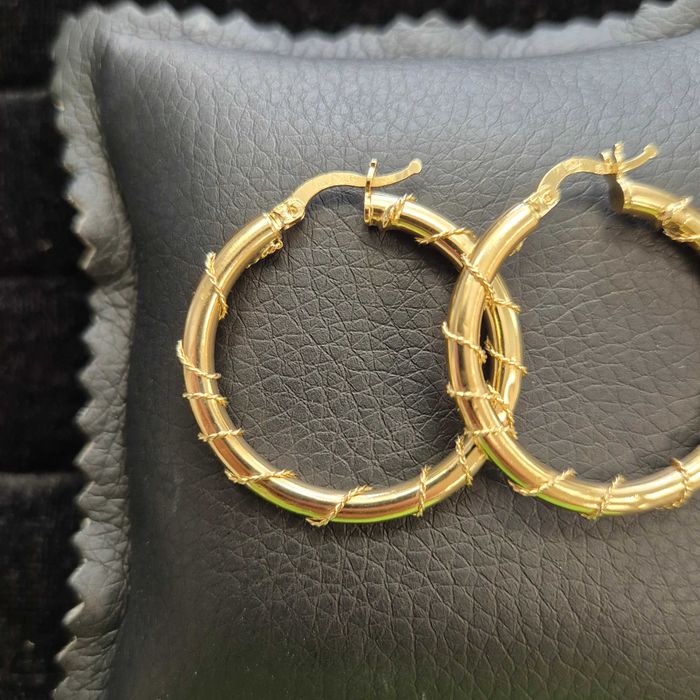 ( B31850.1 / Ag28 Doi Baieti ) Cercei Aur 14K - 5.17 grame / 2326 lei