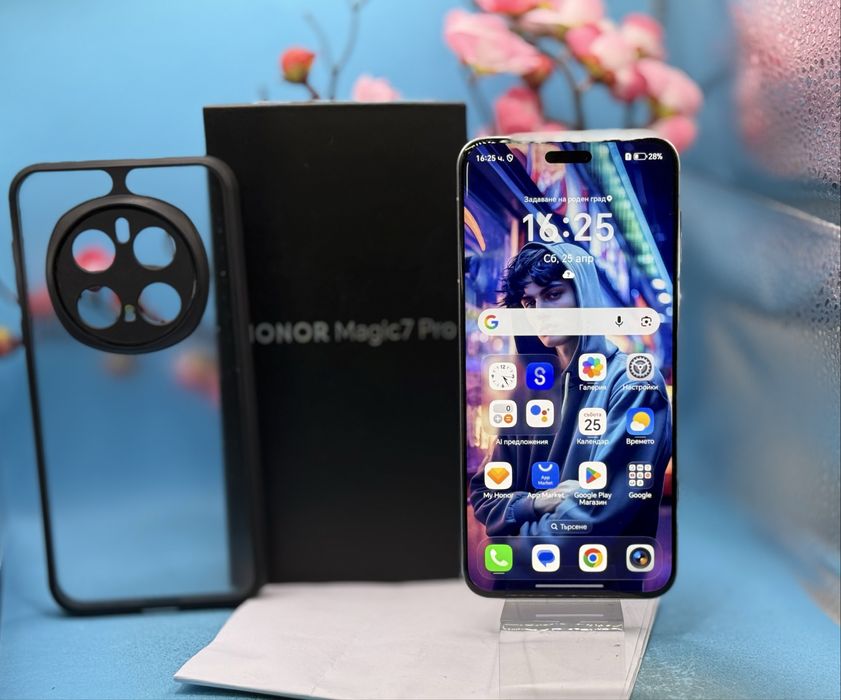 ГАРАНЦИОНЕН!!! HONOR Magic 7 Pro, Dual SIM, 12GB RAM, 512GB, Lunar Shadow Grey