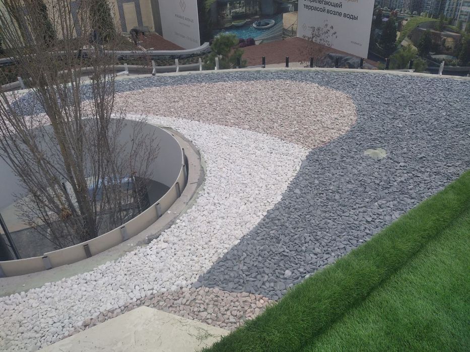 Декоративни Белый галка камен для дома