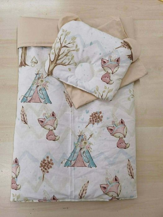 Комплект за количка 4 части летен с подложка непромокаема