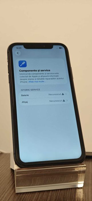 iPhone 11 128GB Black | Face ID | Baterie 91% | Husă inclusă