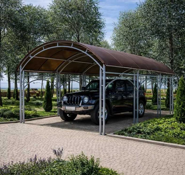 Метален навес за автомобили Primaterra Berlina