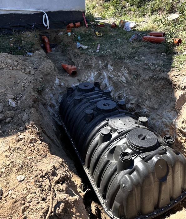 Еко Септична Яма Септичен Резервоар Пречиствателни Станции Дренажи