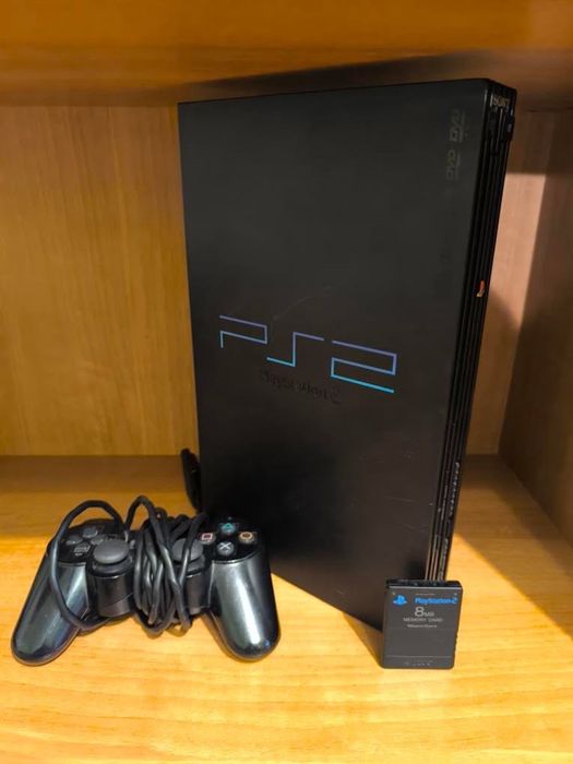 Playstation 2 SCPH-30000 + джойстик и memory card
