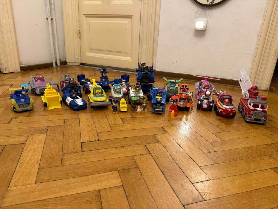 Lot Paw Patrol/Patrula catelusilor Chase,Rubble,Zuma Marshal,Ryder,Sky