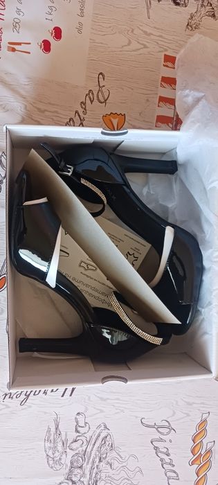 Дамски  сандали на ток 40 номер