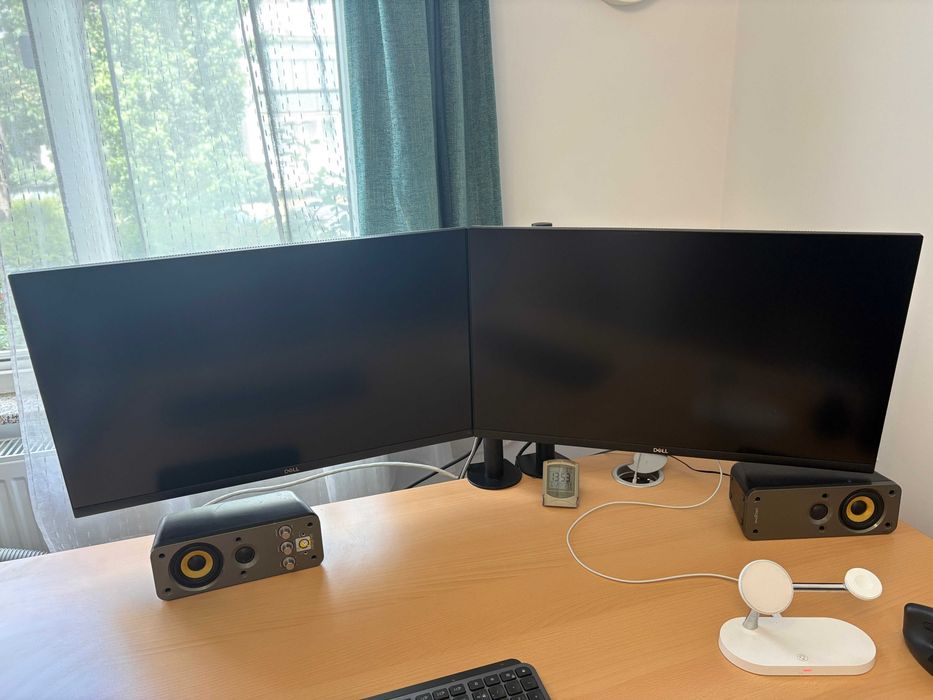 Doua monitoare IPS DELL 27" FHD 1080p, flicker free, 75hz