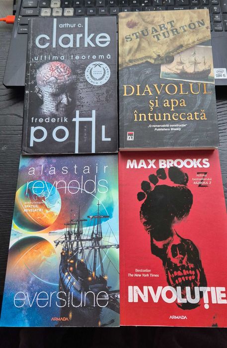 Lot carti SF si Fantasy ( Asimov, Clarke, Reynolds si altii)