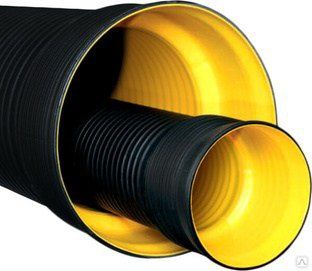 Гофра труба гофрированная полиэтиленовая канализационная канализация