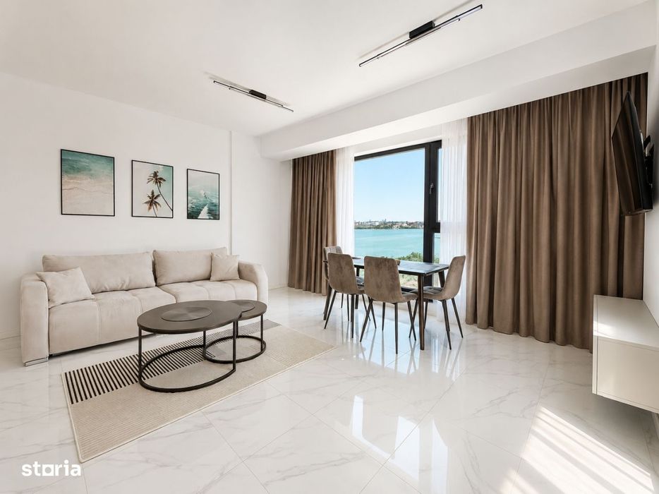 Apartament 2 camera vedere bilaterala lac si mare - Mamaia Nord