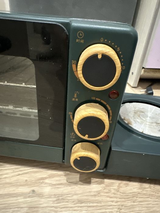 Мини печь с плитой