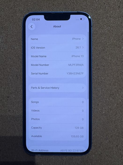 Apple Iphone 13 128G ID-XXL5988