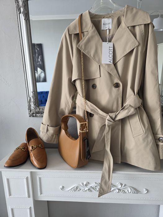 Сет от тренчкот, чанти, обувки