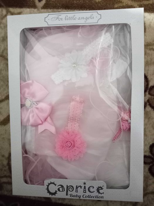 Роклички за близначки 0-3мес