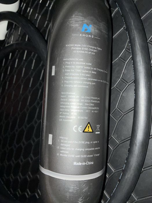 Statie incarcare trifazica trifazata 22KW 32A Type2 masina electrica