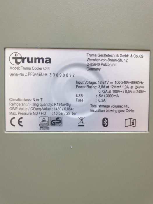 Frigider Truma 12/24v si 220v