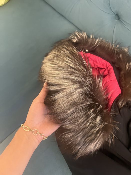 Парка с натуральным капюшоном