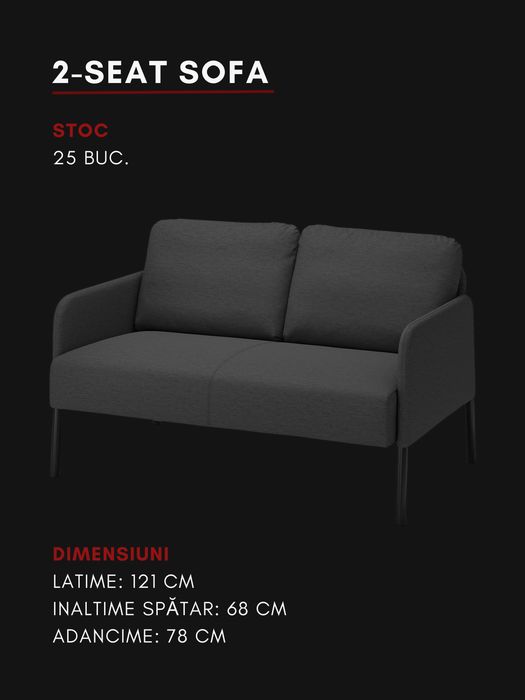 Inchiriez - Mese Standing/Cocktail, Canapele, Mese lounge, Bar mobil, Garderoba, Lumini, Umbrele, Drapaj, Ustensile - Logistica + Mobilier Evenimente