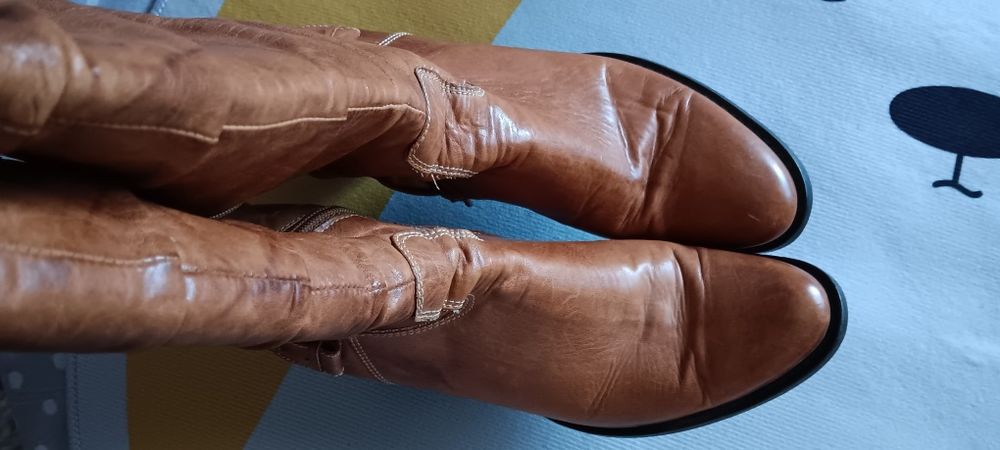 Cizme din piele, comode