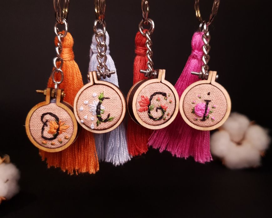 Breloc minigherghef handmade.