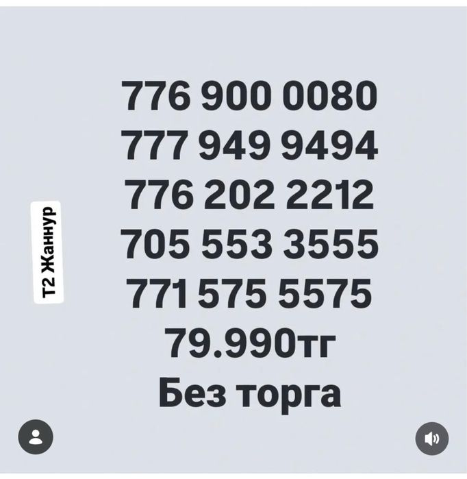 Красивые номера цены разные