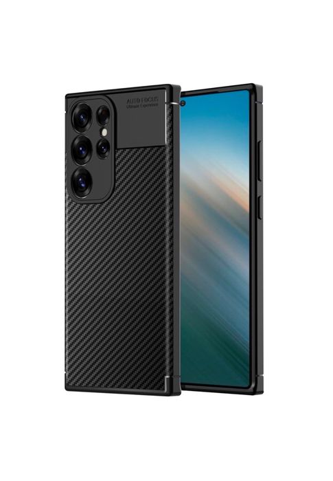 Samsung S20/S21/S22/S23/S24/S25/S26 PLUS Ultra Husa Carbon Black Mata