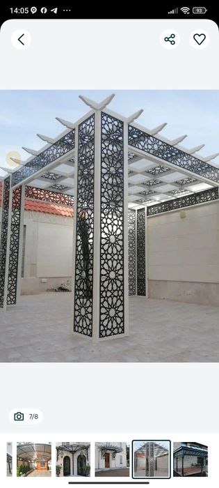 Навес Том базары крыши  теплицы металлоконструкции любой формы сложн