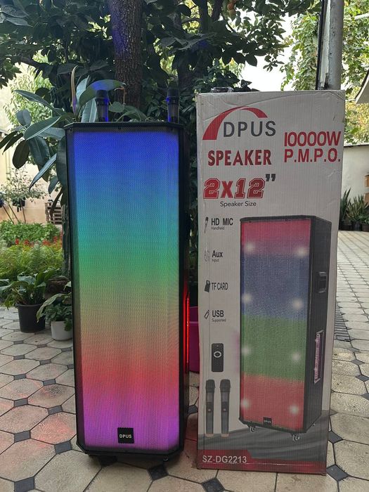 Калонка Караоке  Микрафон Аux Bluetooth fleshka