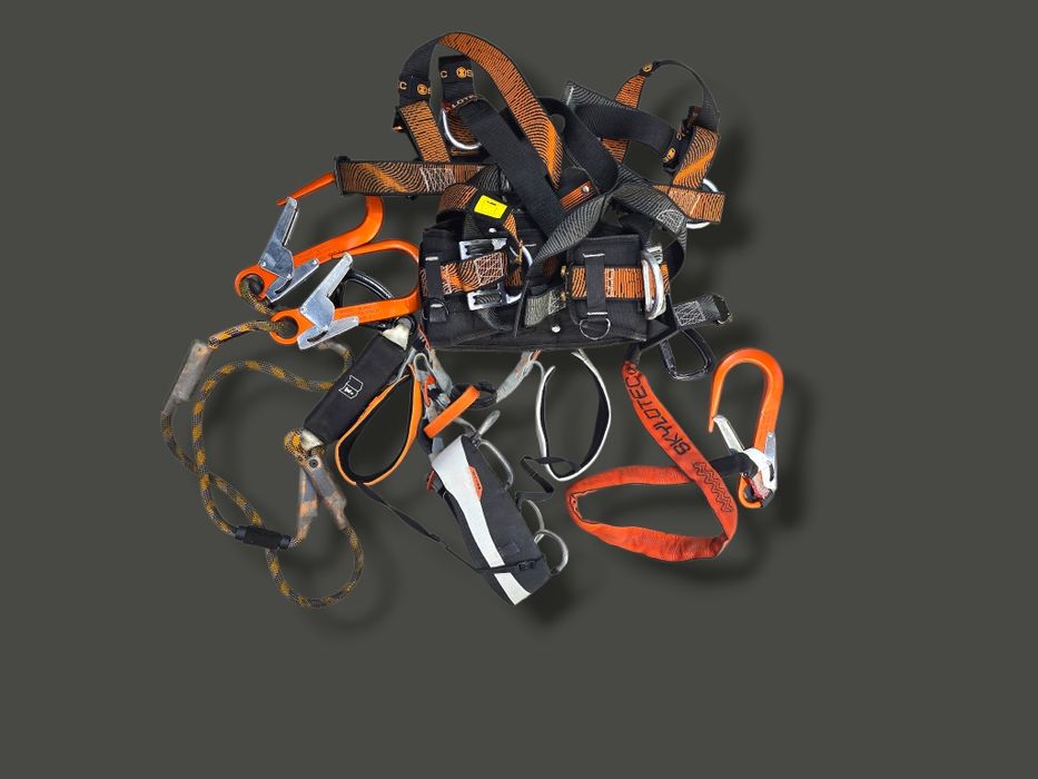 Професионален комплект за работа на височини SKYLOTEC-сбруя,въжета ...