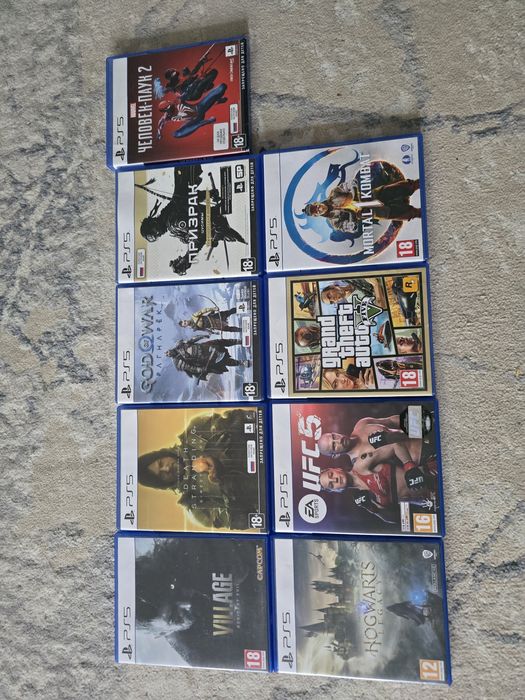 Продам или обменяю игры диски от ps5