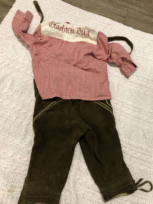 Lederhose si Camasa Oktoberfest Marime 86