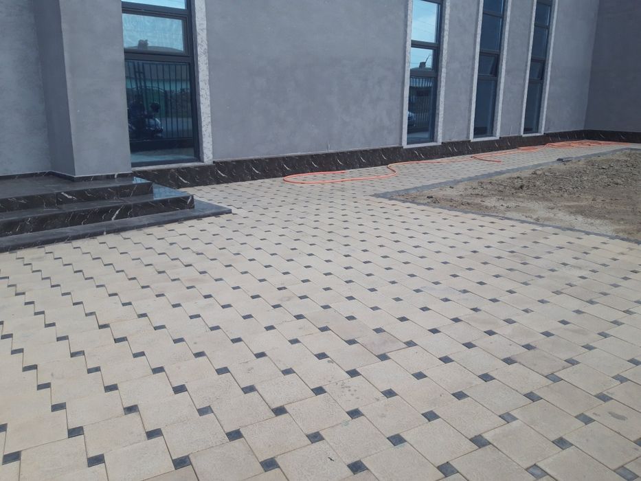 Укладка брусчатка