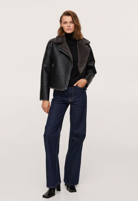 Яке Mango с топла подплата