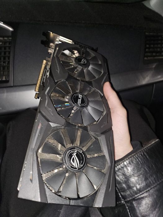 Gtx 1080 видеокарта nvidia asus rog strix
