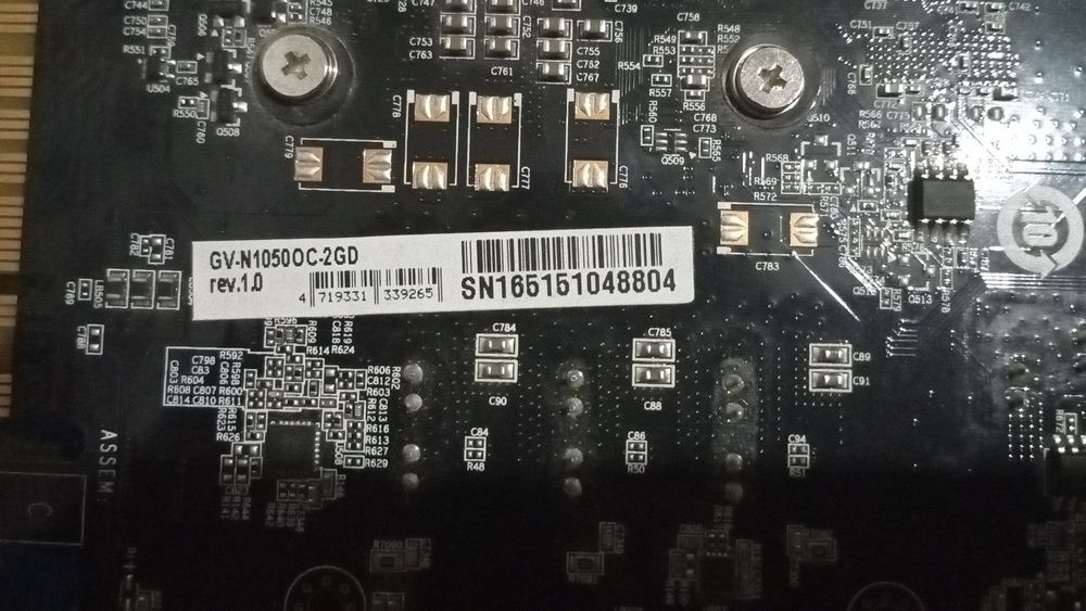 Gigabyte GeForce GTX 1050 OC 2G