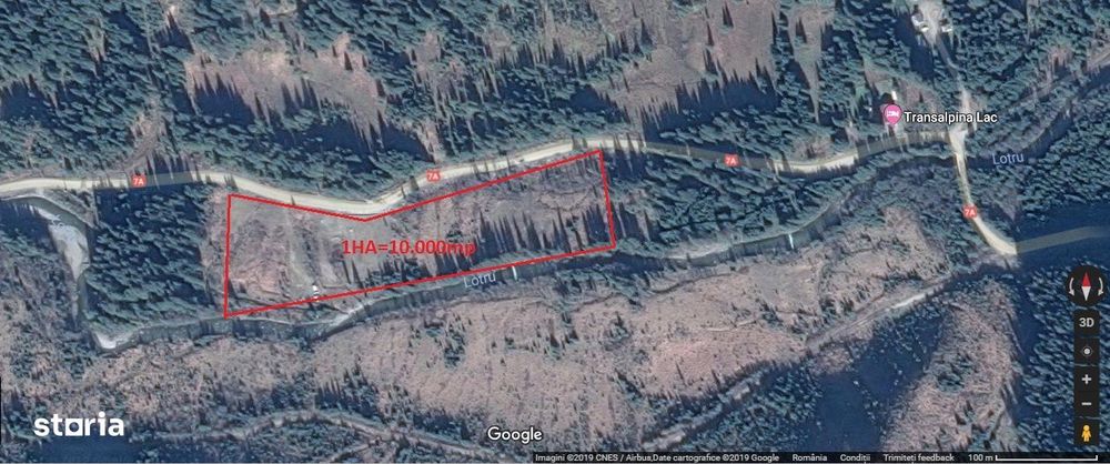 1140mp Obarsia Lotrului Transalplina 3km partia ski, TOATE UTILITATILE