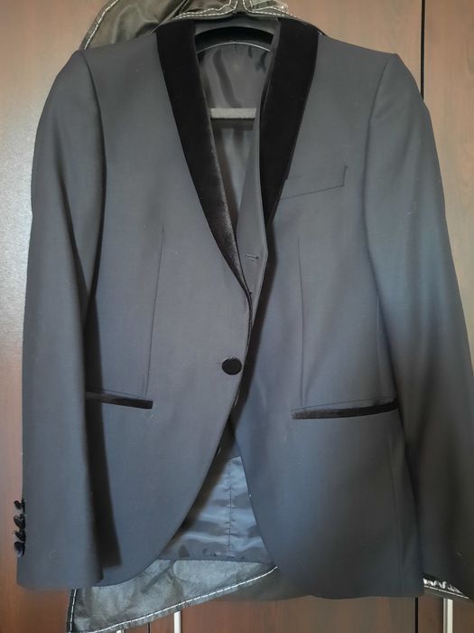 Costum  negru bărbat