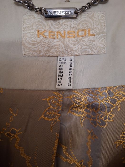 Дамска ватирана шуба,палто Кенсол с качулка ест.пух,номер 48 БГ