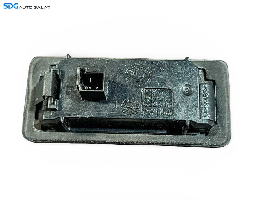 Lampa Lampi Iluminare Numar Inmatriculare BMW X1 E84 2009 - 2015 Cod 7193293, 63267193293, 6326-7193293 [LR6433]