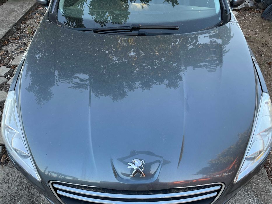 Предна броня Преден капак ТЪМНОСИВ МЕТАЛИК Peugeot Пежо 508 pejo
