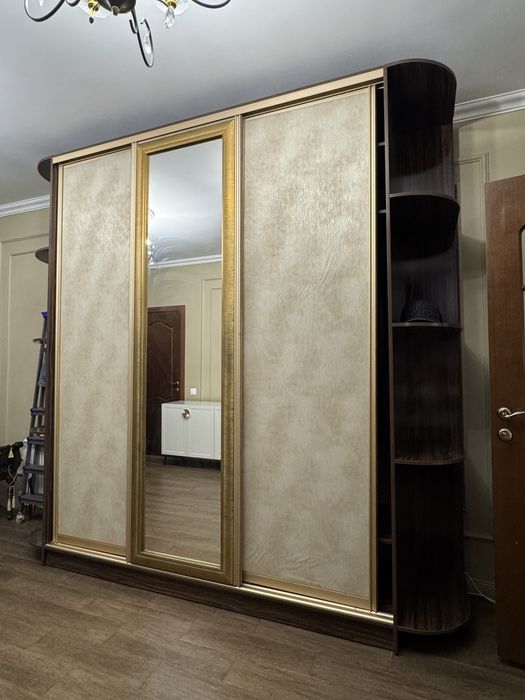 Шкаф-купе с большим зеркалом